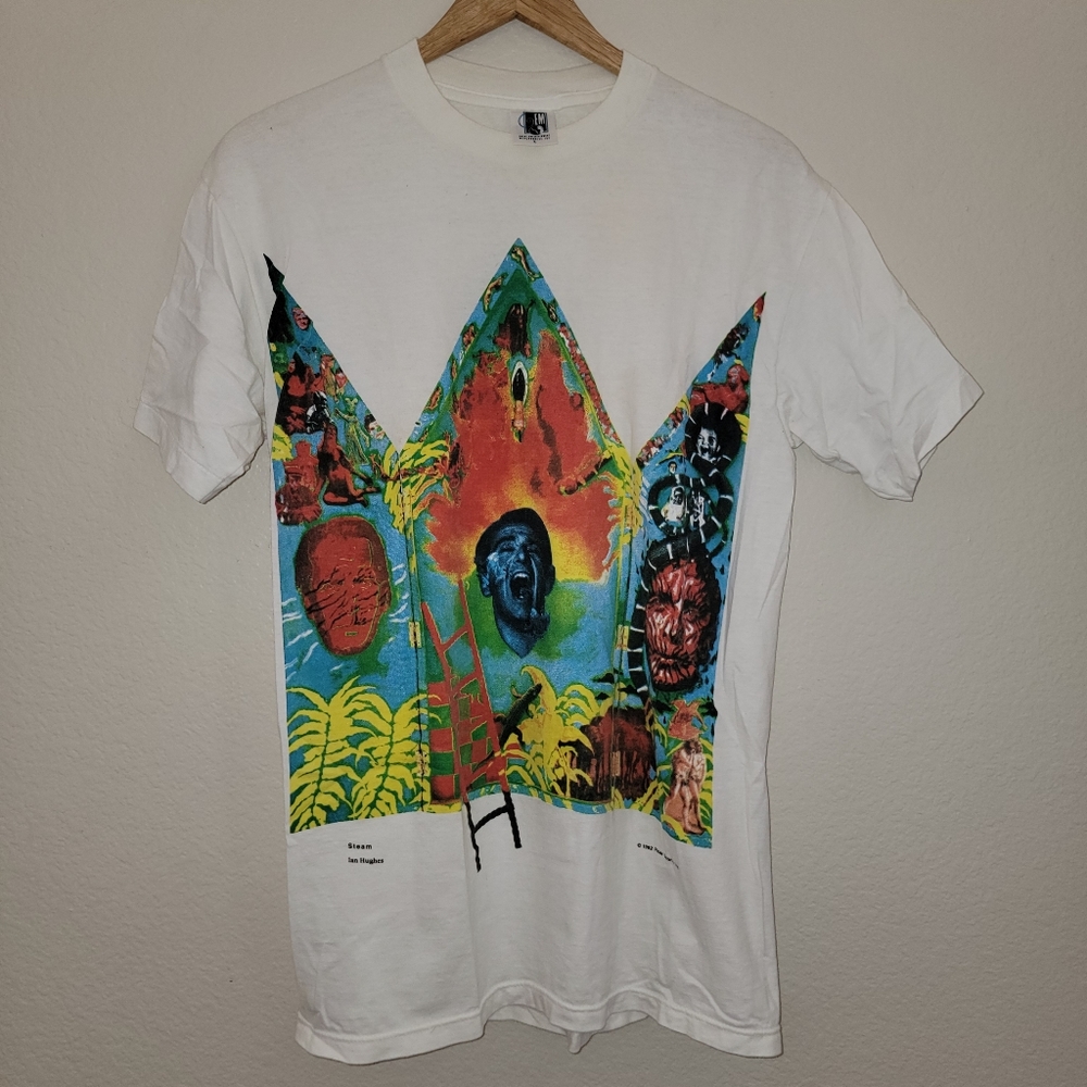 Vintage 1992 Peter Gabriel Secret World US tour shirt Large Ian Hughes Steam GEM